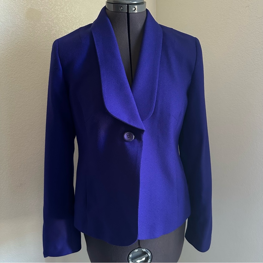 Pendleton Wool Blazer Statement Glam Bold Retro B… - image 1